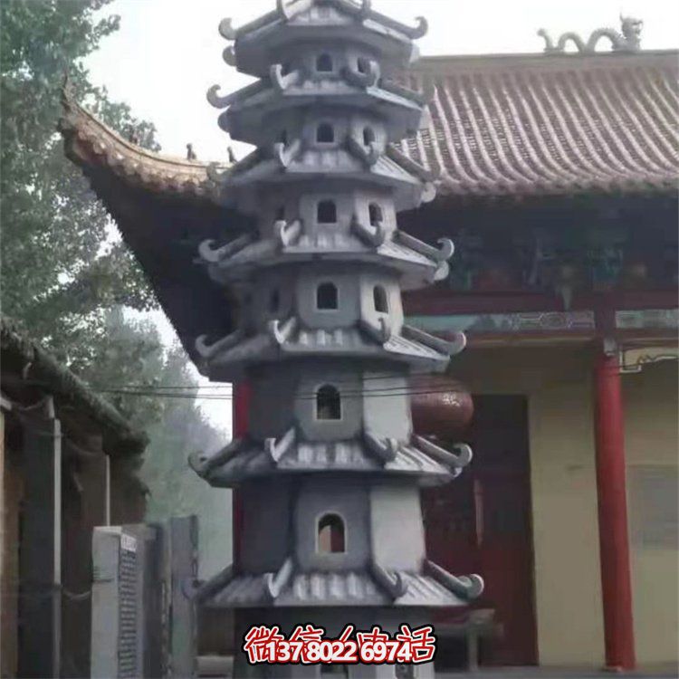 大理石石雕佛塔雕塑，傳承古老文明