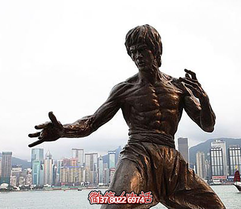 李小龍銅雕雕塑，緬懷經(jīng)典電影明星