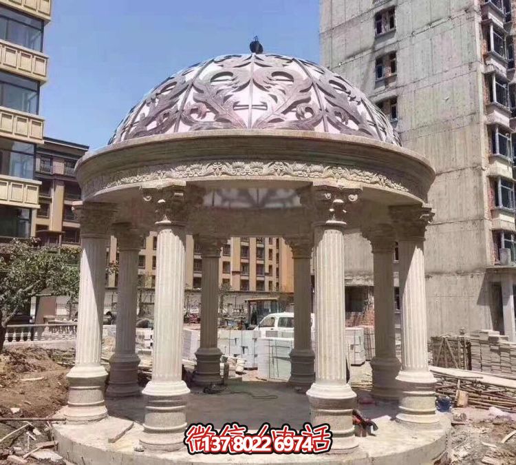 歐式羅馬涼亭，營(yíng)造優(yōu)雅小區(qū)花園