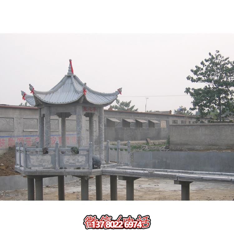 大理石景觀雕塑涼亭，滿足室外休閑需求
